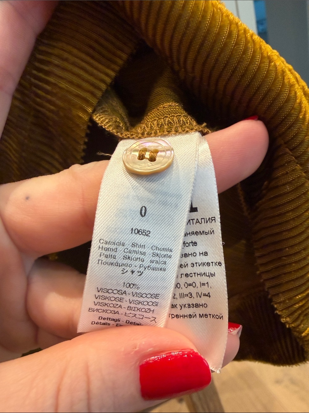 forte_forte Olive-Green Pleated Button Shirt - Picture 5 of 5